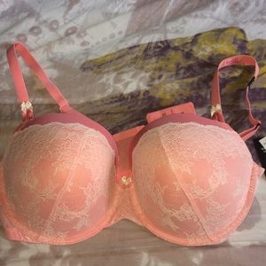 NWT Torrid Bra 42D Lace Push Up Demi